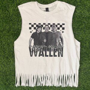 Wallen Fringe Muscle Tank